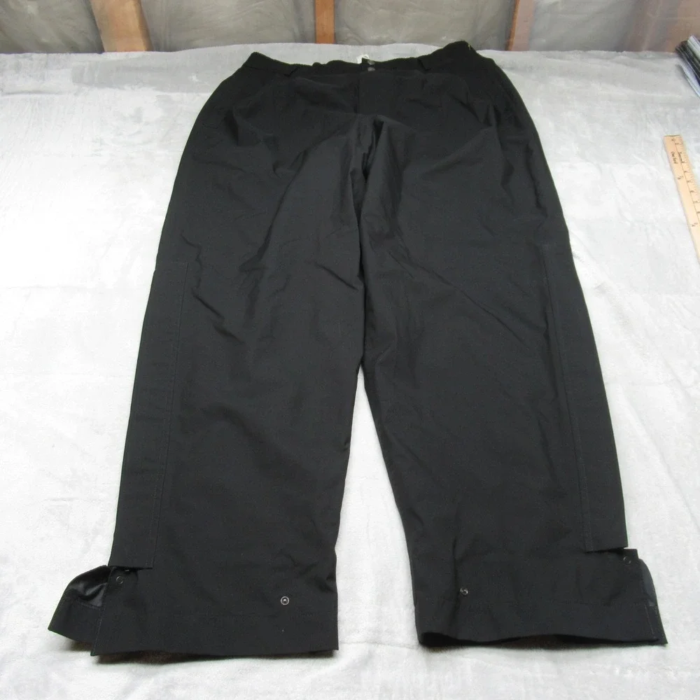 ZR Gore Tex Rain Pants Mens XL Blk Waterproof Wind Rain Snow Hike Trouser 32x31‎